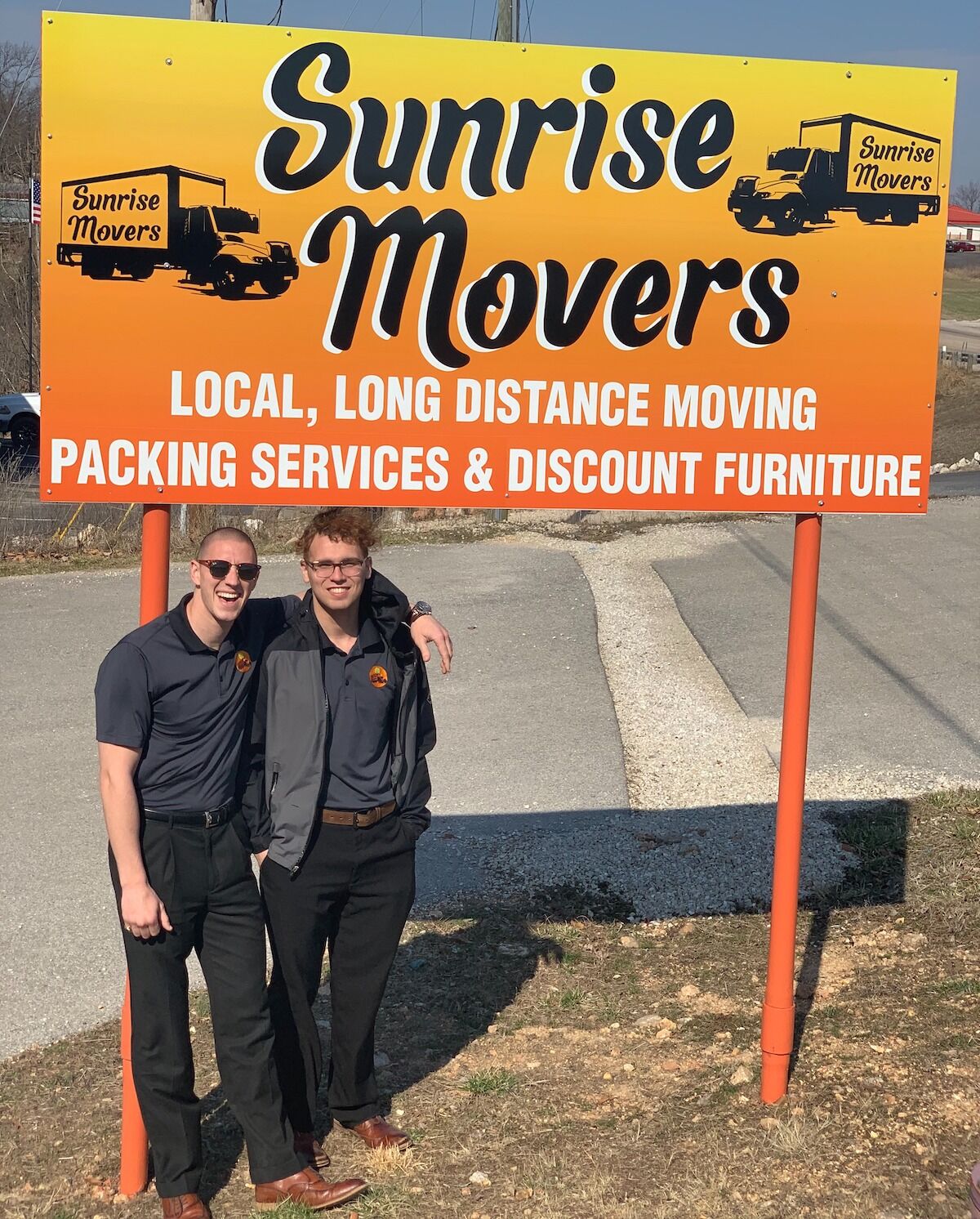 Sunrise Movers - Owners Joe & Matt